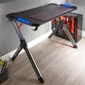 Lynx RGB PC Gaming Desk with LED Lights