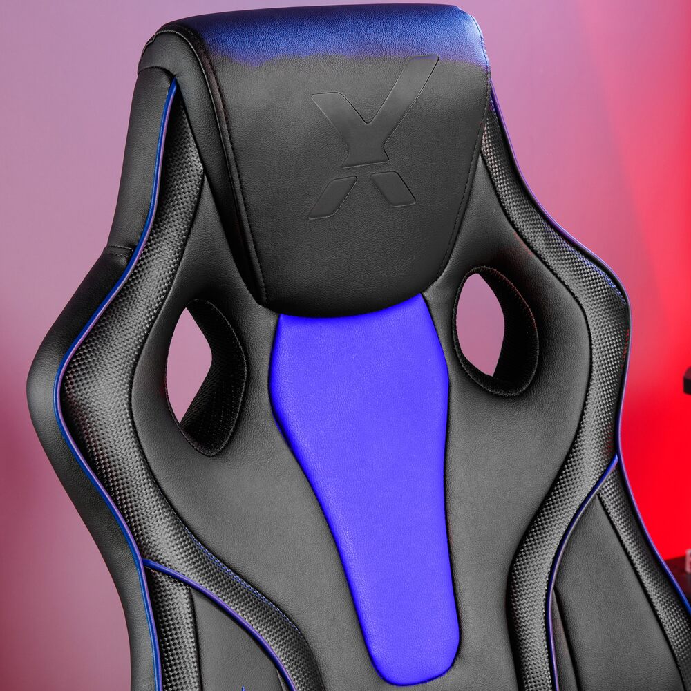 Maverick Ergonomic Office Gaming Chair - Black/Blue