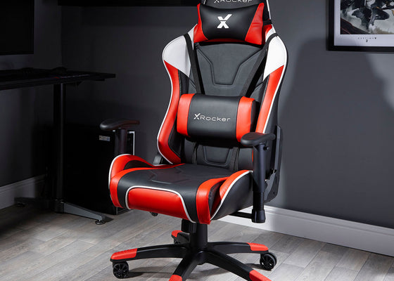 X Rocker Agility eSports Gaming PC Office Chair in Red