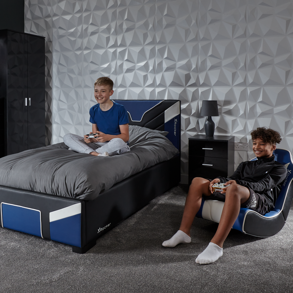 Cerberus MKII Ottoman Gaming Bed - Blue (3 Sizes)