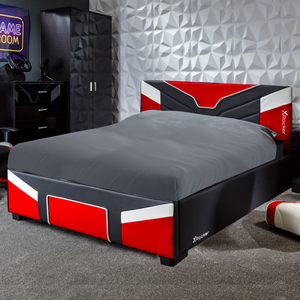 Cerberus MKII Ottoman Gaming Bed - Red (3 Sizes)