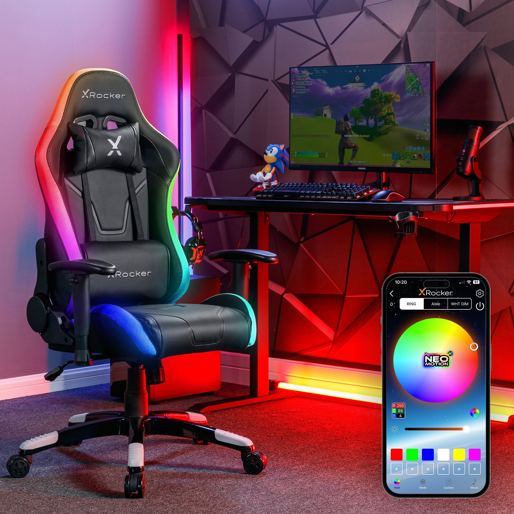 Gaming Chairs  AGILITY Compact RGB Gaming Chair for Juniors