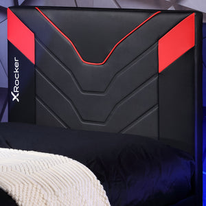 X-ROCKER - Cerberus Red TV Lift Bed Single : : Jardin