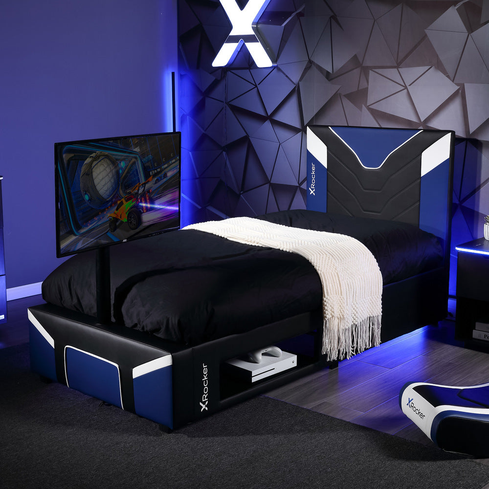 Cerberus Twist TV Gaming Bed - Blue