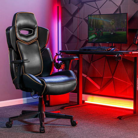 Drogon Ergonomic Office Gaming Chair - Black / Gold