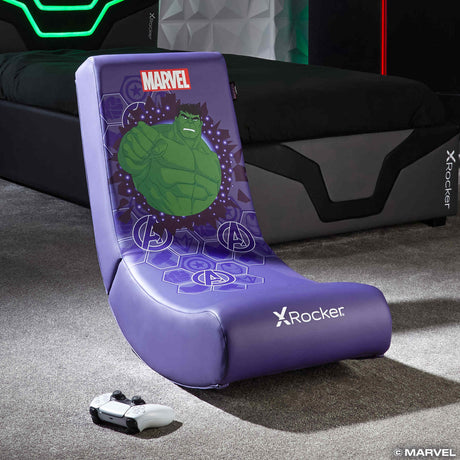 Official Marvel™ Video Rocker Gaming Chair - Hulk - Hero Edition