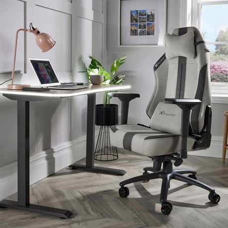 Onyx PC Office Ergonomic Gaming Chair - Stone / Slate Grey