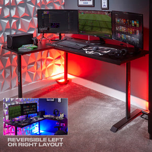 Best Gaming Desk Setup eSports  Gaming Desk Multiple Monitors