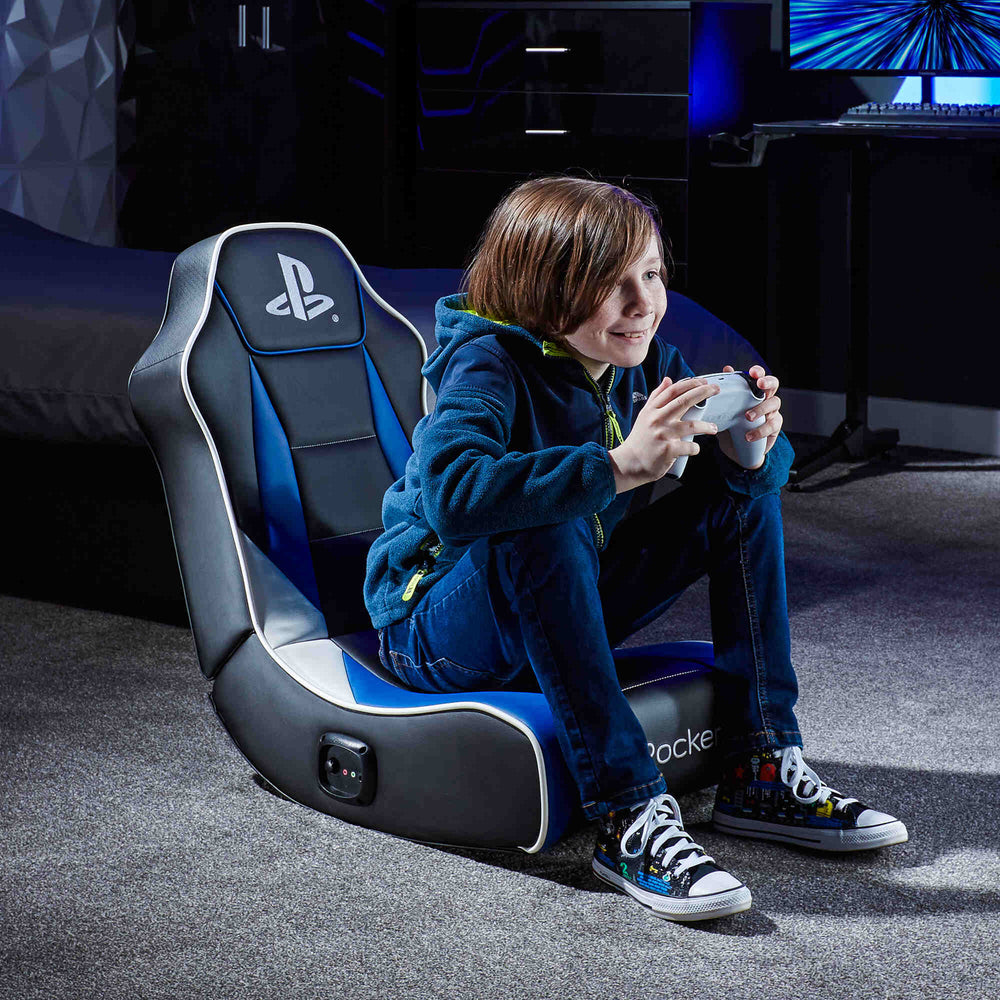Official PlayStation® Geist 2.0 Floor Rocker Gaming Chair - Black