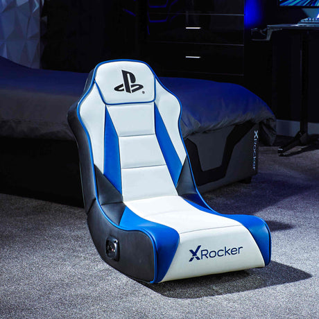 Official PlayStation® Geist 2.0 Floor Rocker Gaming Chair - White