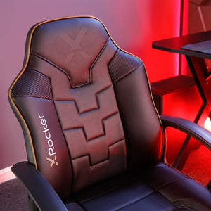 Saturn Mid-Back Office Chair - Black / Gold