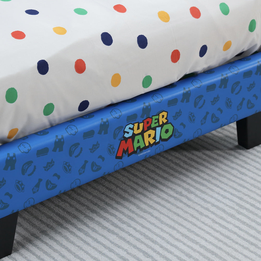 Official Super Mario™ Gaming Bed - Single 3ft - Blue