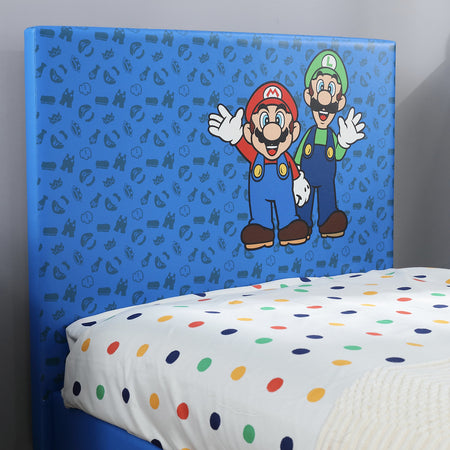 Official Super Mario™ Gaming Bed - Single 3ft - Blue
