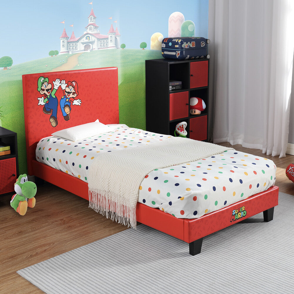 Official Super Mario™ Gaming Bed - Single 3ft - Red
