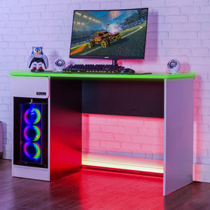 Mesa gaming RGB LED esquinera 140cm > Cables y accesorios > Mesa gaming