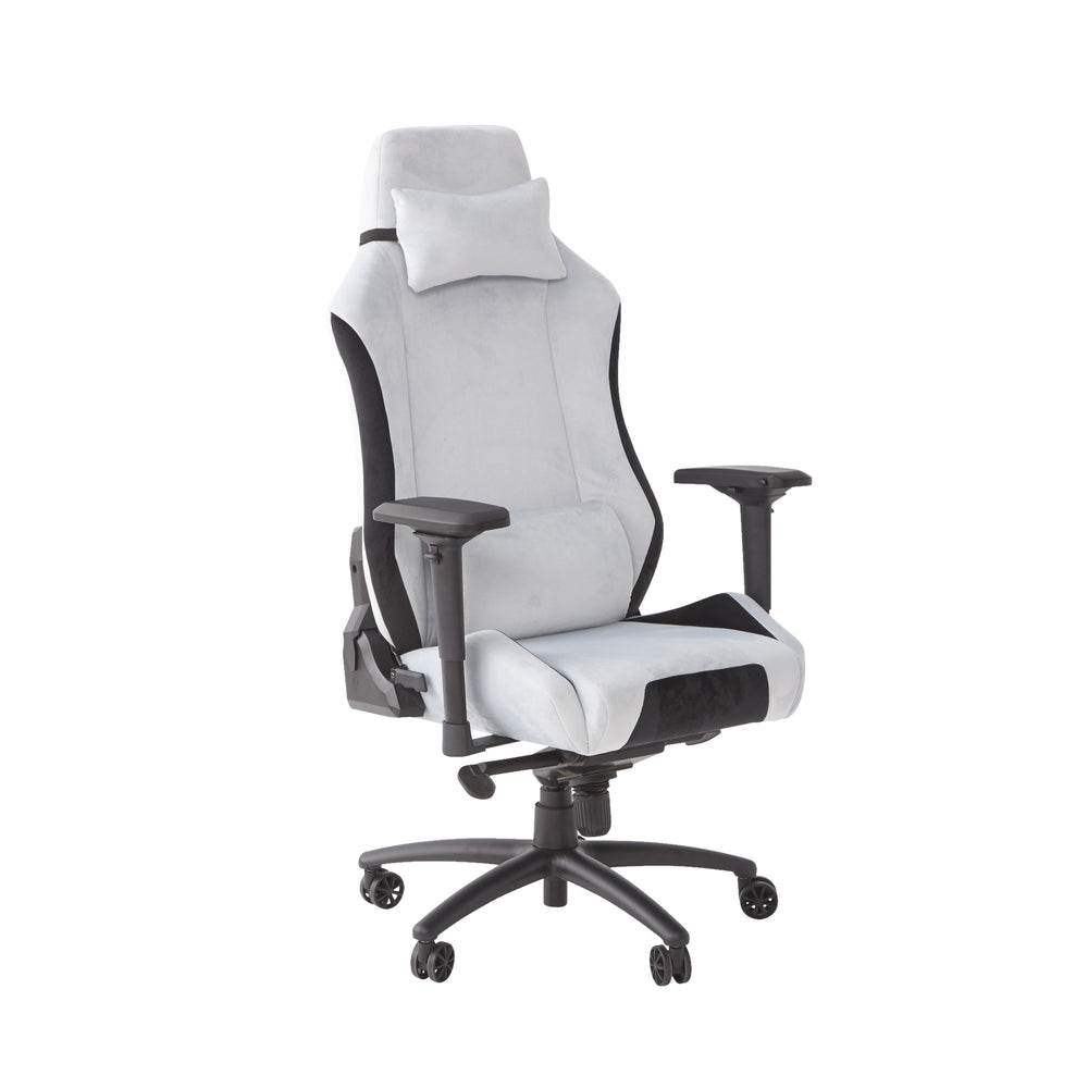 Messina Fabric High Back Office Chair - Silver Grey