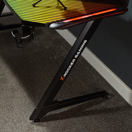 Jaguar Gaming Desk with Sound Reactive LED Lights