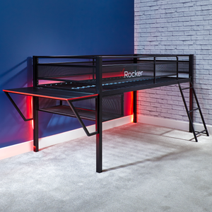 Sanctum Gaming Mid Sleeper Bed with Desk