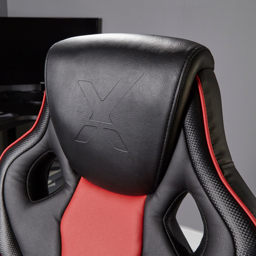 Maverick Ergonomic Office Gaming Chair - Black/Red