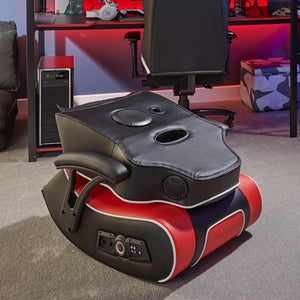 X Rocker Gaming Chair Solo RGB Audio Floor Rocker For PlayStation, Xbox, PC  NEW