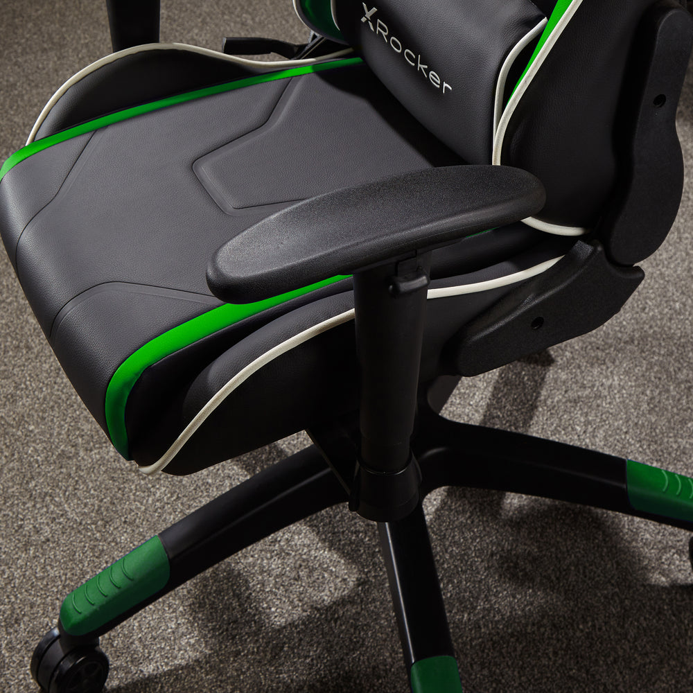 Agility Compact eSports Gaming Chair for Juniors - Green
