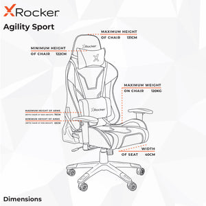 Agility eSports Office PC Chair - Orange