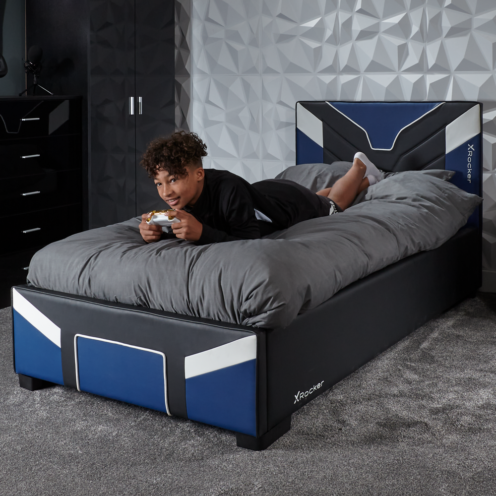 Cerberus Ottoman Gaming Bed - Blue (3 Sizes)