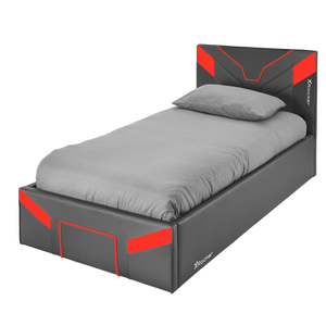 Cerberus Ottoman Gaming Bed - Carbon Red (3 Sizes)