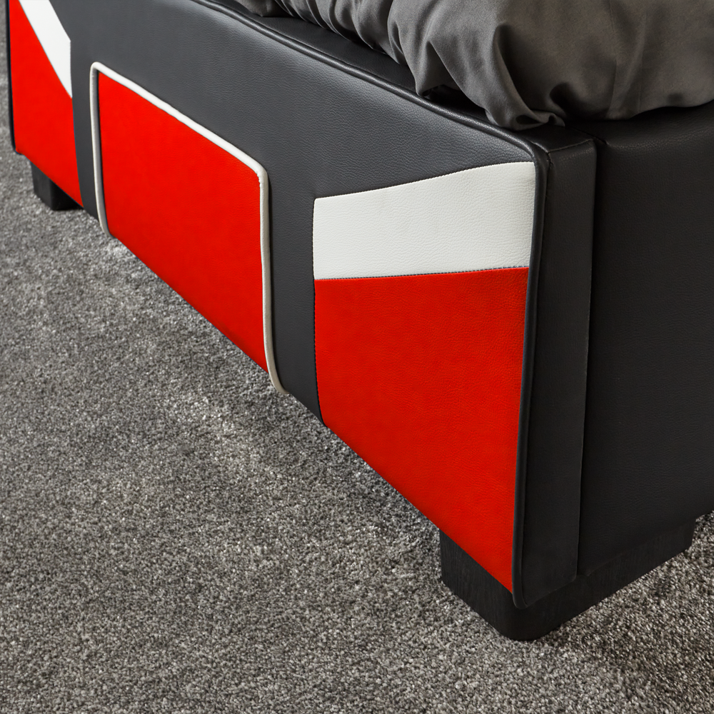 Cerberus Ottoman Gaming Bed - Red (3 Sizes)
