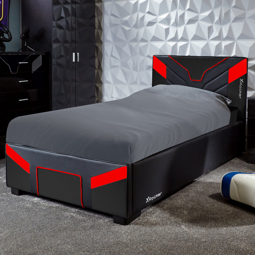 Cerberus Ottoman Gaming Bed - Carbon Red (3 Sizes)