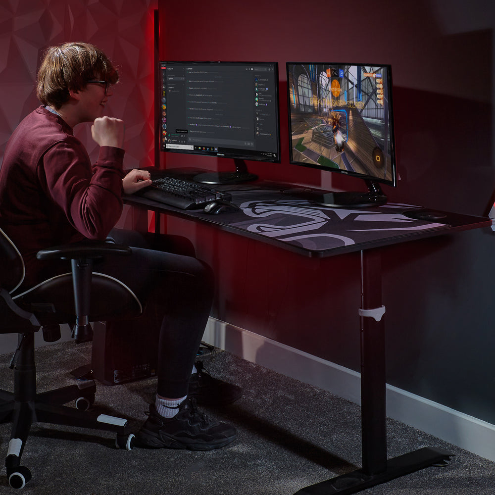 Cougar XL Manual Height Adjustable Gaming Desk