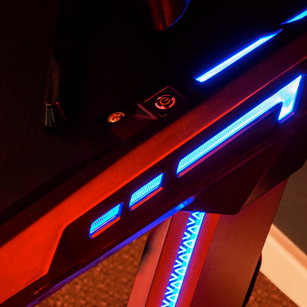 Lynx RGB Gaming Desk with LED Lights