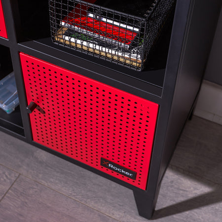 Mesh-Tek Wide 6 Cube Storage Cabinet