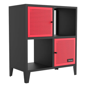 Mesh-Tek Square 4 Cube Storage Cabinet