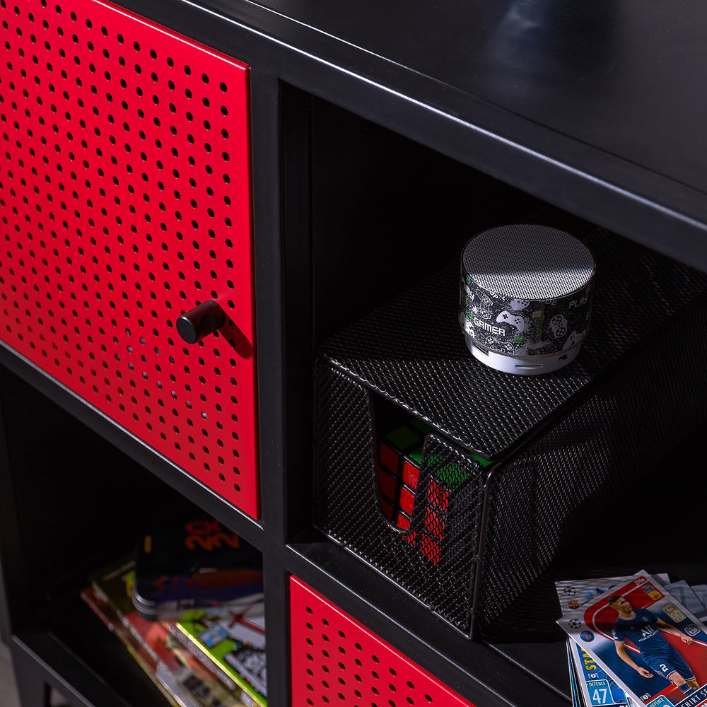 Mesh-Tek Square 4 Cube Storage Cabinet