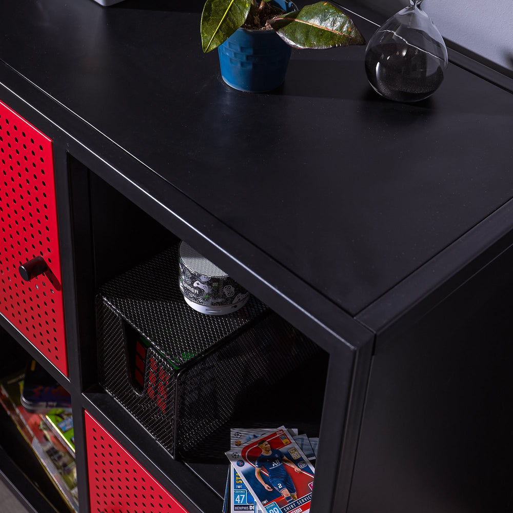 Mesh-Tek Square 4 Cube Storage Cabinet