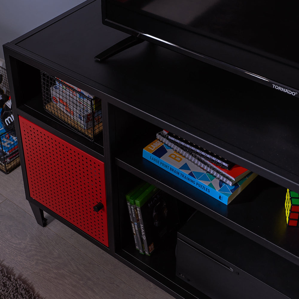 Mesh-Tek Media TV Unit with Storage