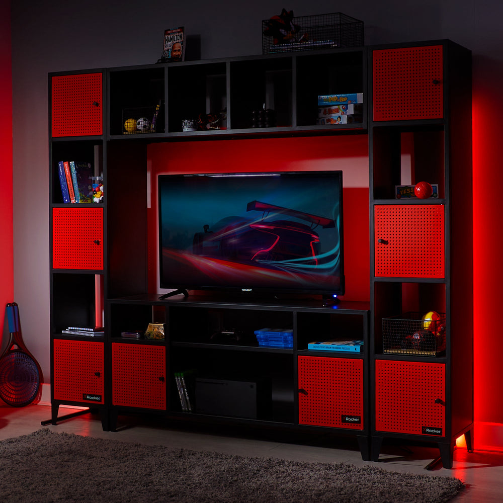 Mesh-Tek Media TV Unit with Storage