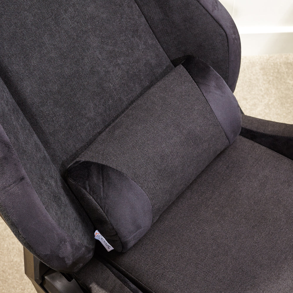 Messina Fabric High Back Office Chair - Black
