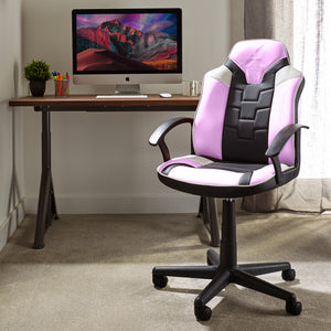 Saturn Mid-Back Office Chair - Pink