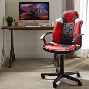 Saturn Mid-Back Office Chair - Red
