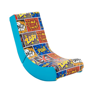 Video Rocker Floor Gaming Chair - Comic Book Edition